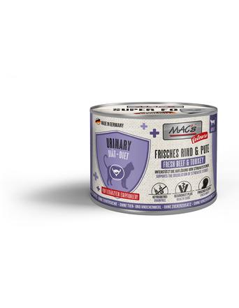 MAC's Nassfutter von MAC's Cat Vetcare Urinary Rind & Pute