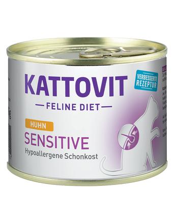 Kattovit Nassfutter von Kattovit Sensitive Dose 185 G - Sparpaket: Huhn