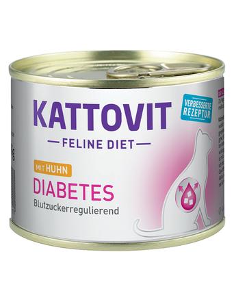 Kattovit Nassfutter von Kattovit Diabetes / Gewicht 185 G - Sparpaket: Huhn