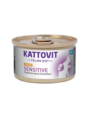 Kattovit Nassfutter von Kattovit Sensitive 85 G - Huhn