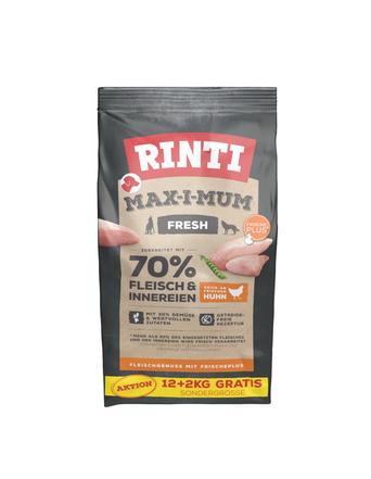 Rinti Trockenfutter von Rinti Max-i-Mum Fresh Huhn - 12 Kg +