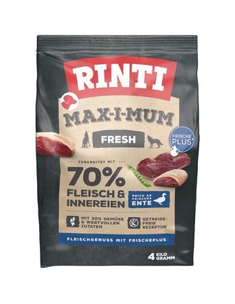 Rinti Trockenfutter von Rinti Max-i-Mum Fresh Ente 4 Kg