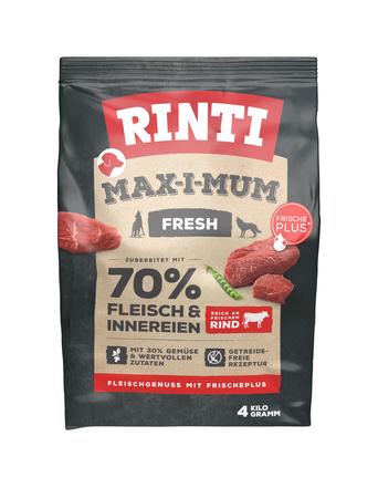 Rinti Trockenfutter von Rinti Max-i-Mum Fresh Rind 4 Kg
