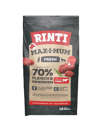 Rinti Trockenfutter von Rinti Max-i-Mum Fresh Rind 12 Kg