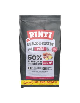 Rinti Trockenfutter von Rinti Gratis 14 Kg Max-i-Mum Large Breed Huhn