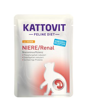 Kattovit Nassfutter von Kattovit Niere/Renal Pouches Huhn