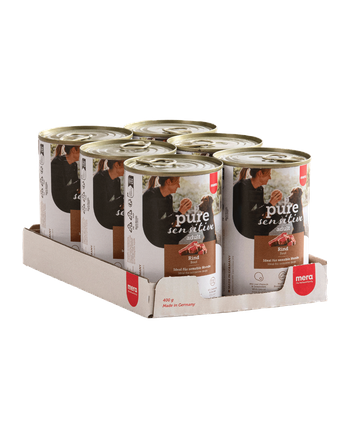 mera Nassfutter von mera Pure Sensitive Rind