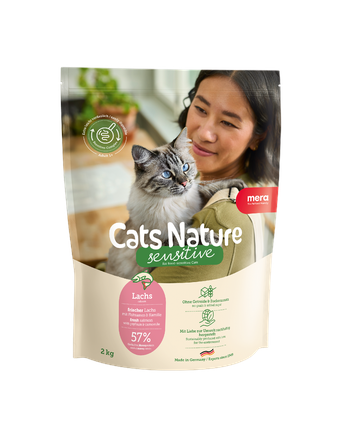 mera Trockenfutter von mera Sensitiv Cats Nature Sensitive Lachs