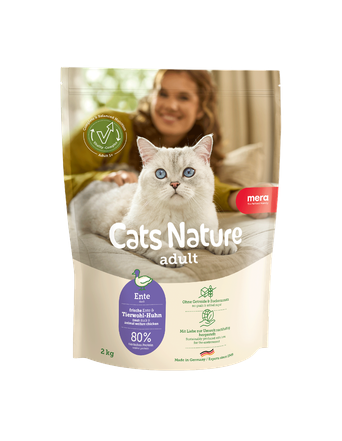 mera Trockenfutter von mera Cats Nature Ente
