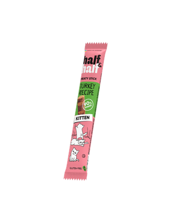 HALF&HALF Snacks von HALF&HALF Fleischsticks für Kitten mit Pute