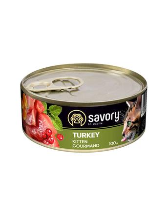 Savory Nassfutter von Savory Pute Gourmand - Kitten