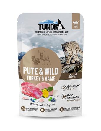 Tundra Nassfutter von Tundra Cat Pouchpack Pute & Wild
