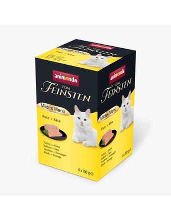 Vom Feinsten Nassfutter von Vom Feinsten Adult Mildes Menü Pute + Käse