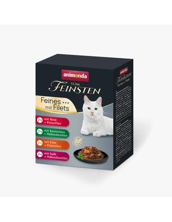 Vom Feinsten Nassfutter von Vom Feinsten Adult Feines mit Filets Feine Vielfalt mit Filets