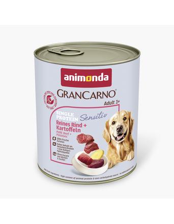 GranCarno Nassfutter von GranCarno Adult Sensitiv Reines Rind + Kartoffeln