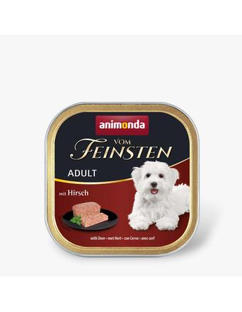 Vom Feinsten Nassfutter von Vom Feinsten Adult mit Hirsch