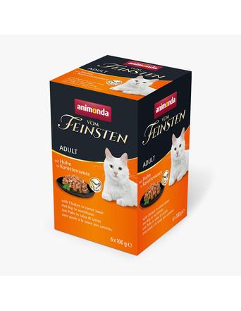 animonda Nassfutter von animonda Vom Feinsten Adult in Sauce mit Huhn in Karottensauce