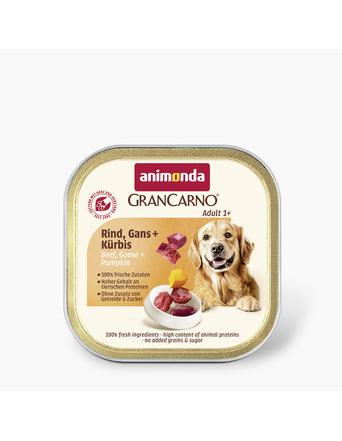 animonda Nassfutter von animonda Grancarno Adult Rind, Gans + Kürbis