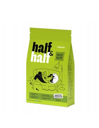 HALF&HALF Trockenfutter von HALF&HALF Premium Trockenfutter für Katzen Sensitive Truthahn