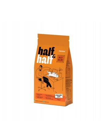 HALF&HALF Trockenfutter von HALF&HALF Für Sterilisierte Katzen Rind