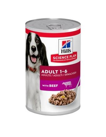Hill's Nassfutter von Hill's Science Plan Nassfutter Hund, Adult, mit Rind