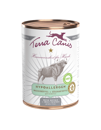 Terra Canis Nassfutter von Terra Canis Hypoallergen | Wasserbüffel mit Süßkartoffel