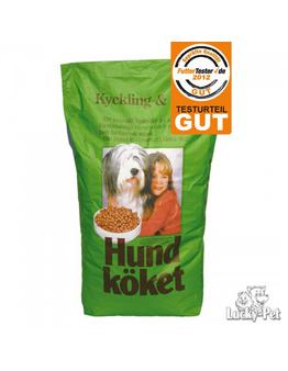 Hundköket Geflügel und Reis