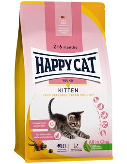 Happy Cat Young Kitten Land-Geflügel