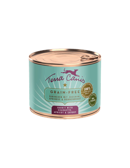 Terra Canis Getreidefrei | Kaninchen mit Zucchini, Aprikose und Bohnenkraut