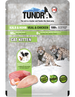 Tundra Cat Pouch Kitten Kalb & Huhn