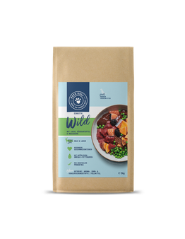 Pets Deli Sensitive Trocken - Wild, Lachs - Süßkartoffel und Brombeere - Hypoallergen - Adult - Getreidefrei, Zuckerfrei