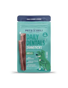 Pets Deli Daily Dentals Zahnsticks Hirsch