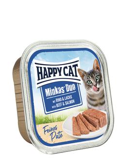 Happy Cat Minkas Duo Rind & Lachs Paté