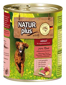 Natur Plus Hundefutter Adult mit 70% Rind - Getreidefrei