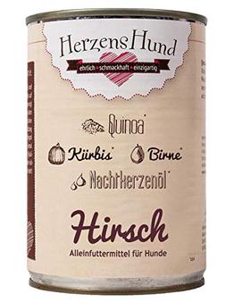 HerzensHund Hirsch mit Bio Quinoa