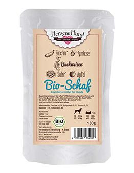 HerzensHund Bio Schaf mit Bio-Zucchini