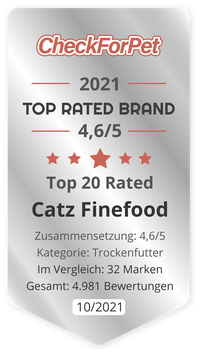 Top 20 Rated Brand 2021 (Katze / Trockenfutter)
