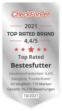 Top Rated Brand 2021 (Hund / Trockenfutter)