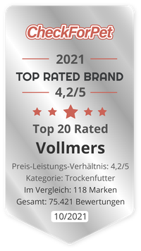 Top 20 Rated Brand 2021 (Hund / Trockenfutter)