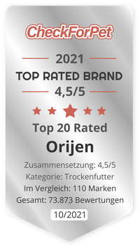 Top 20 Rated Brand 2021 (Hund / Trockenfutter)