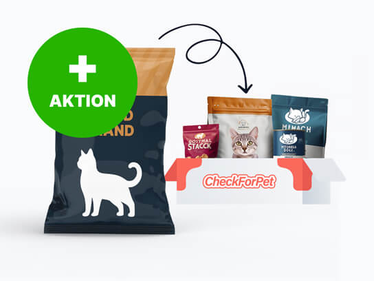 Zusätzliche Marke für Katzenfutter